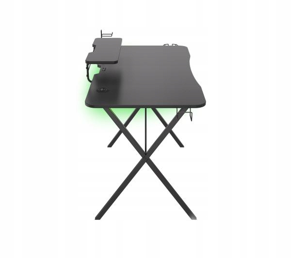 Biurko gamingowe Genesis HOLM 300 RGB dla Graczy Wysokość przestrzeni na nogi 0 cm