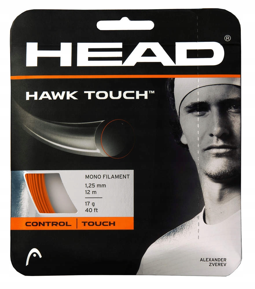 Naciąg Head HAWK TOUCH set 12m. red - 1,30 mm