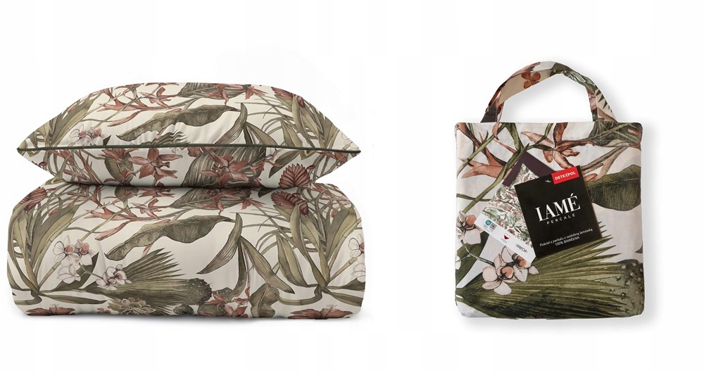 Pościel z Perkalu 220x200 Perkal Torebka luksusowa pościel wzór: 5241B