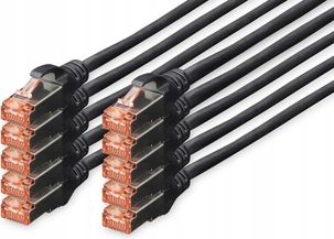 Digitus Professional kabel sieciowy 5 m Cat6 S/FTP (S-STP) Czarny