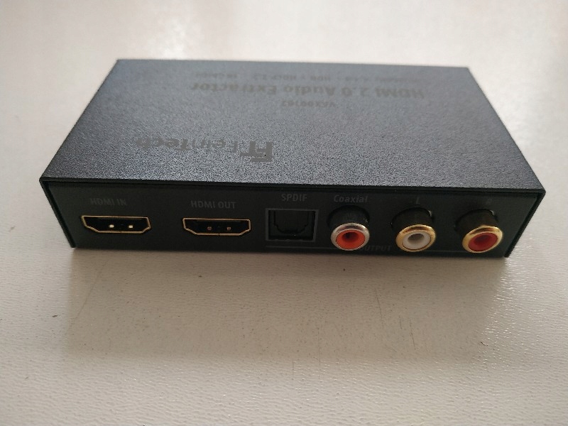 AUDIO EXTRAKTOR HDMI FEINTECH 2.0 ARC HDR 4K Kod producenta VAX00102