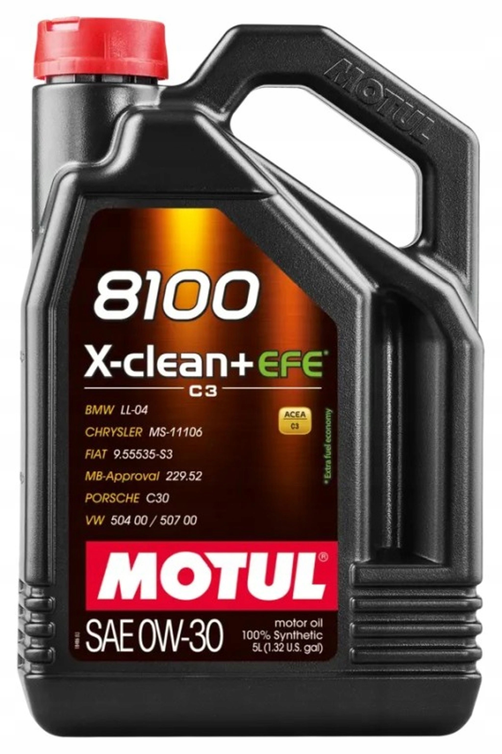 Olej Motul 0W30 5L X-clean+ 8100 Efe C 0W30 8100 Efe 5L Motul