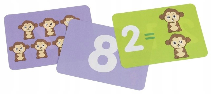 Gra Edukacyjna Szalona Waga Małpka Nauka Liczenia Głębokość produktu 7.5 cm