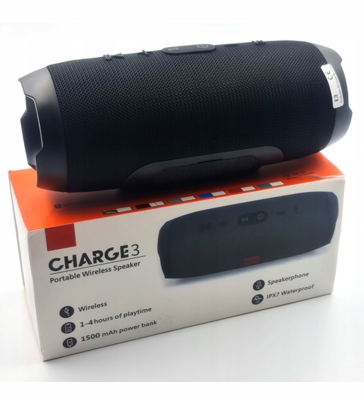 XXL GŁOŚNIK BEZPRZEWODOWY BLUETOOTH RADIO BASS Model ODTWARZACZ PRZENOŚNY BOOMBOX WODOODPORNY MEGA BASS