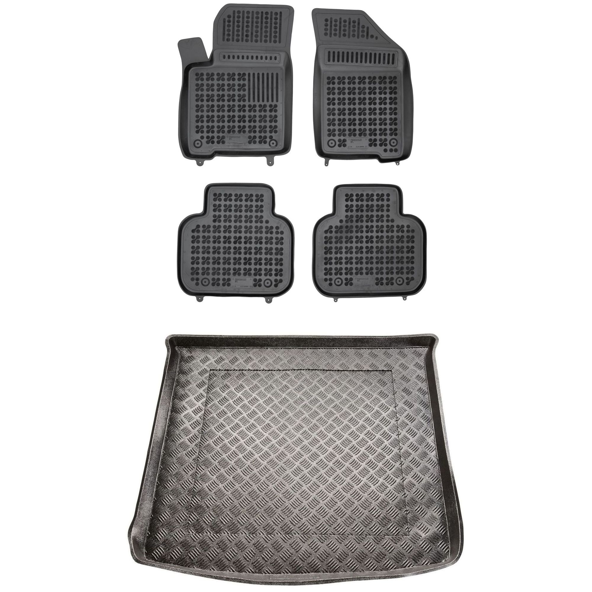 Sada koberčekov a protišmykovej podložky Fiat Freemont 2011-2016