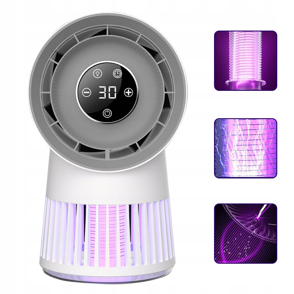 Elektrická Insekticidní Lampa Uv Inteligentní Časovač Až Na 8 Hodin Provozu