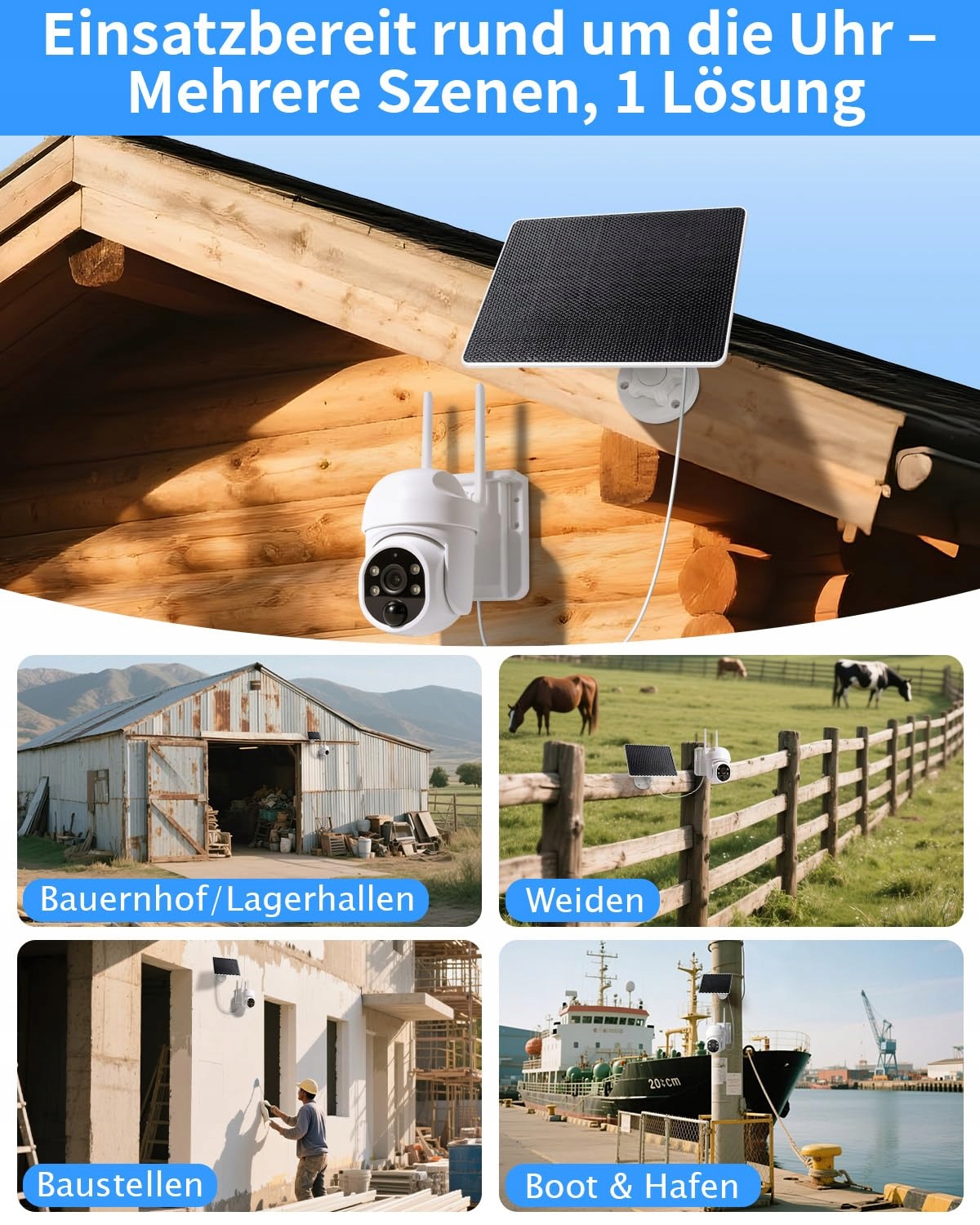 REOLINK Kamera Zewnętrzna 4G LTE z Akumulatorem i Panelem Solarnym — miniatura 4