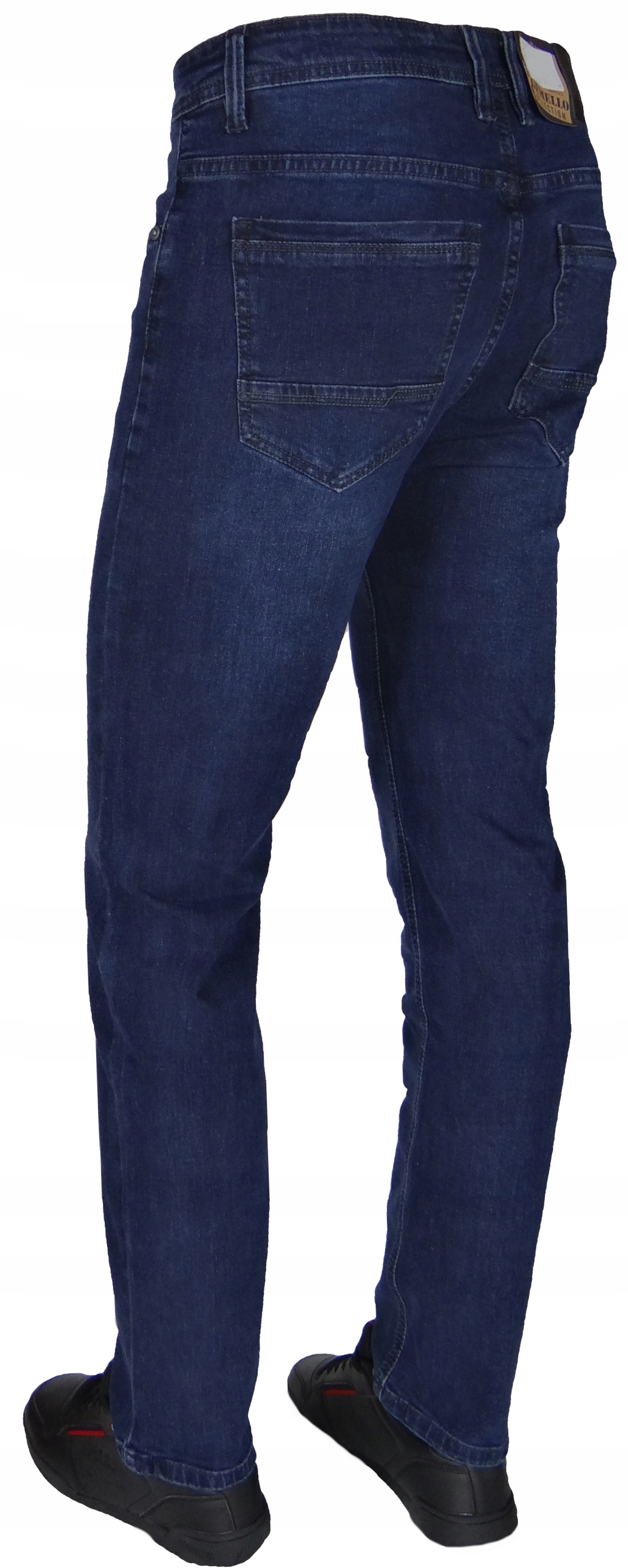 Spodnie Jeans Męskie Rozciągliwe Granat W35L32 GML Kolor niebieski