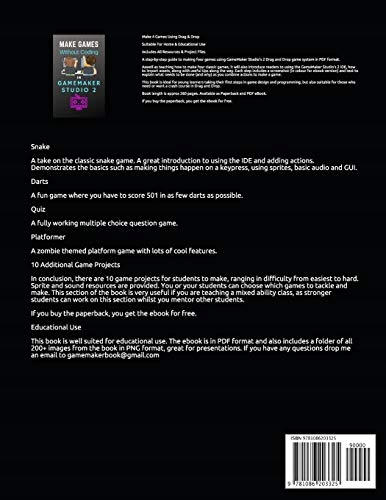 Tyers, Mr Benjamin G Make Games Without Coding In GameMaker Studio 2 (Learn Język publikacji angielski