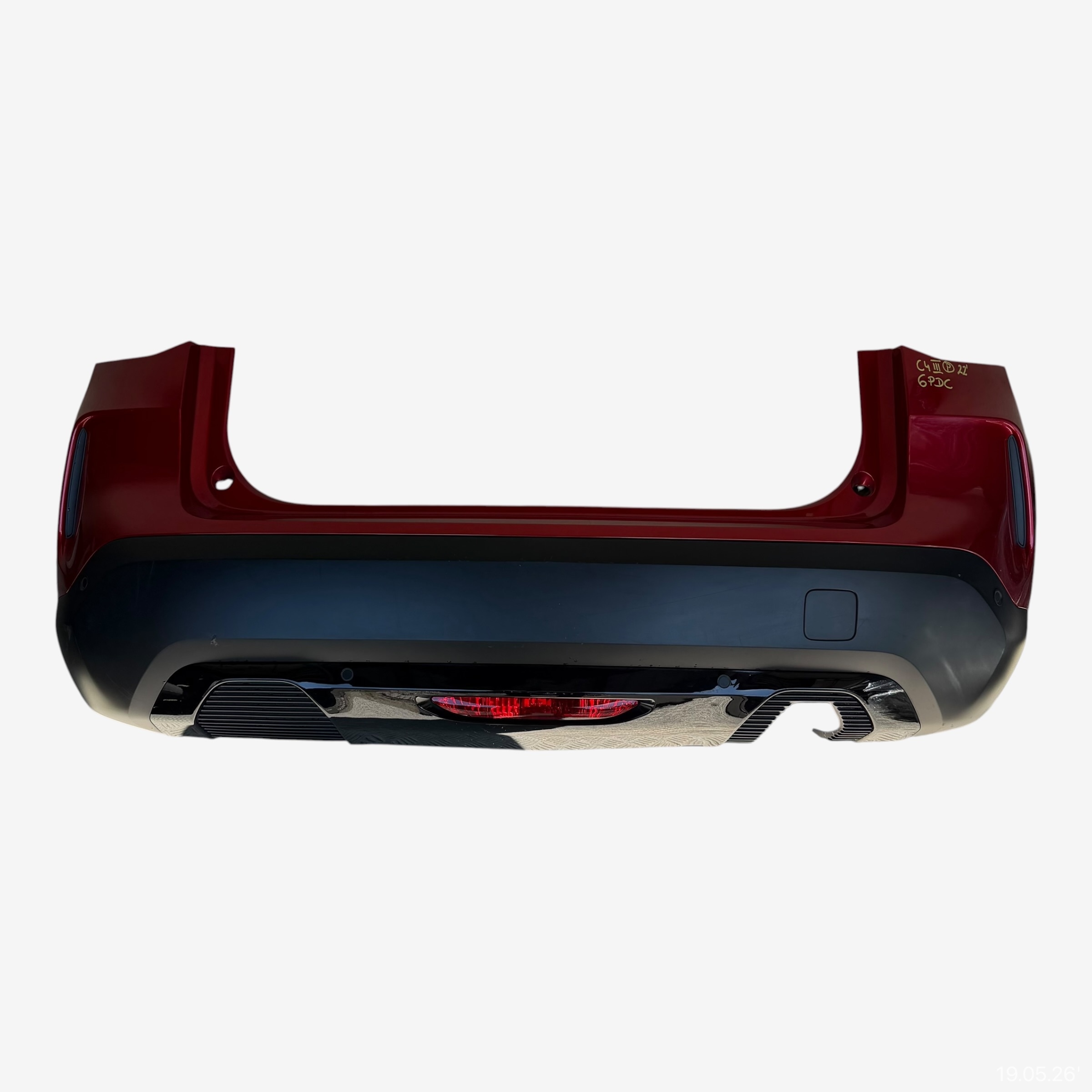 bumper rear complete CITROEN C4 III 2022 year 6 PDC