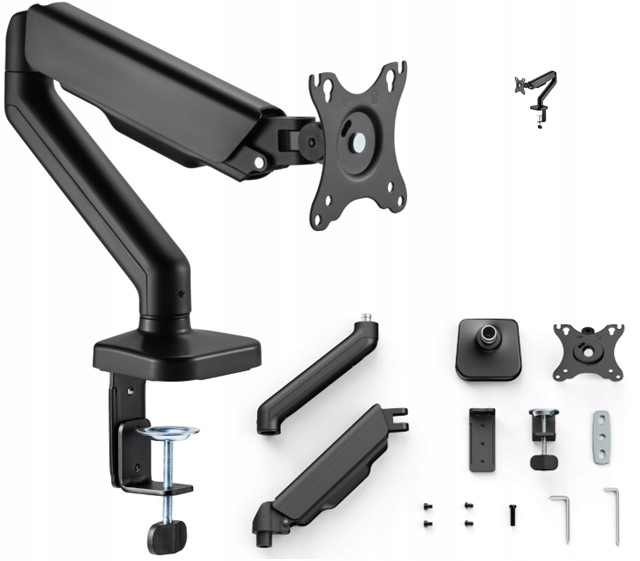 Nastavitelný držák na stojan a rameno monitoru k psacímu stolu pro monitor Aoc Q24V4EA