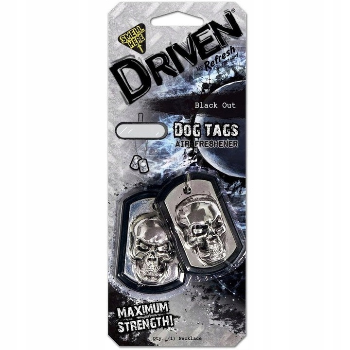 

Odświeżacz Zapachu Driven Black out 2szt zawieszka