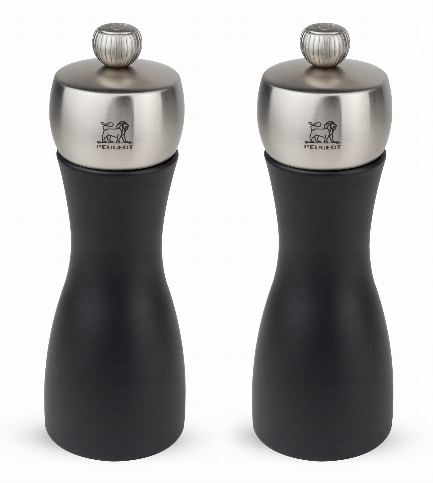 Peugeot Sada mlynčekov na soľ a korenie Fidji 15 cm, čierna