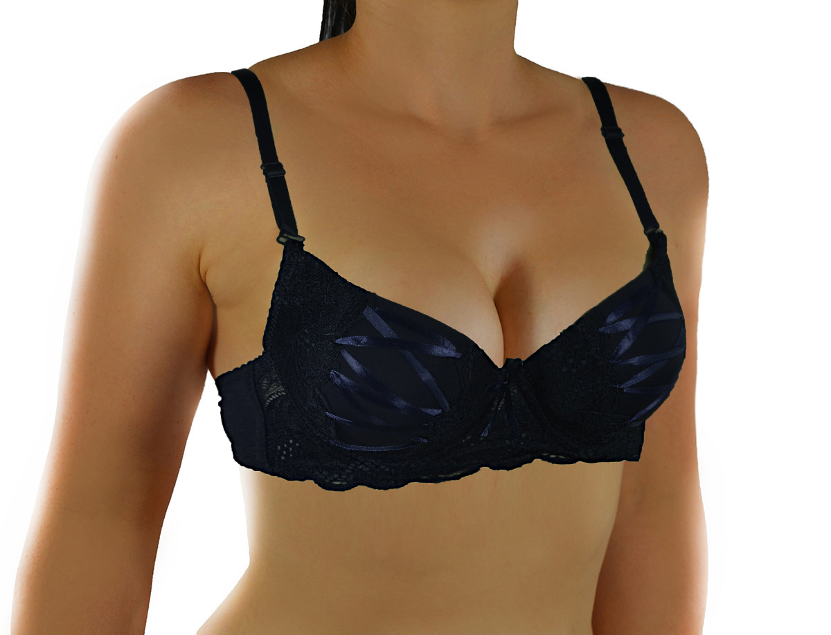 

Koronkowy stanik push up Biustonosz B 70 kolory
