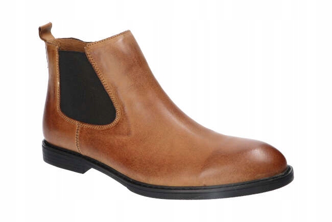

American CY64 Trzewiki Buty Zimowe Skórzane Br 41