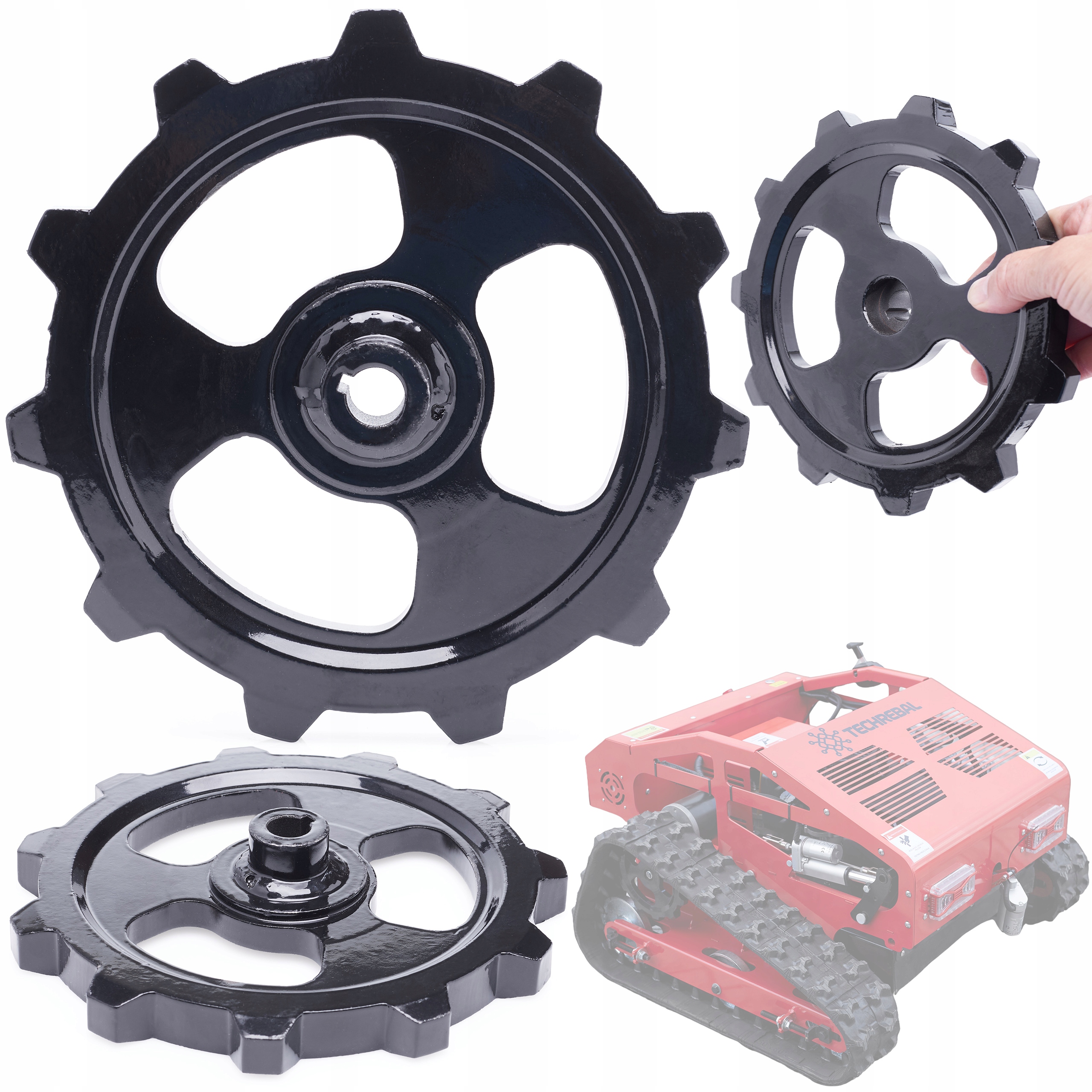 Liatinové Hnacie Ozubené Koleso Pre Pásové Kosačky Techrebal JY-550