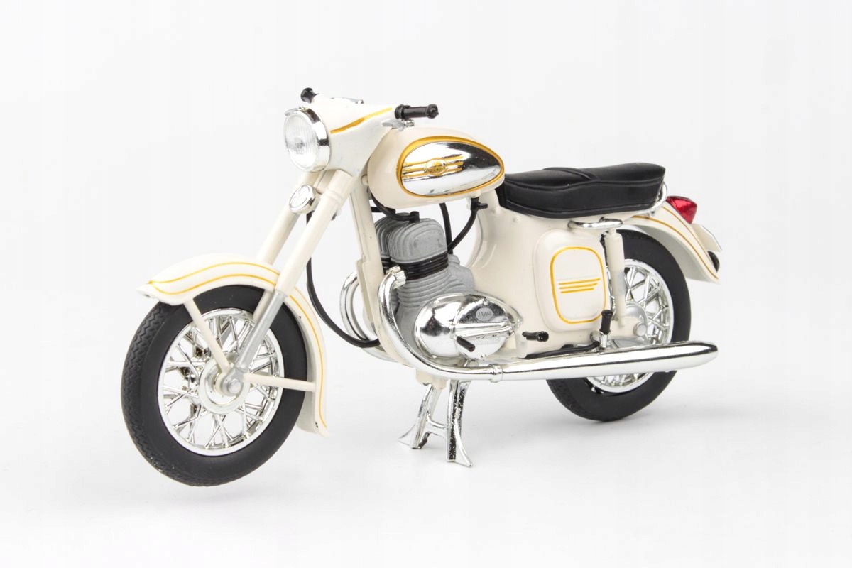 Abrex Jawa 350 Automatic (1966) 1:18 Bílá