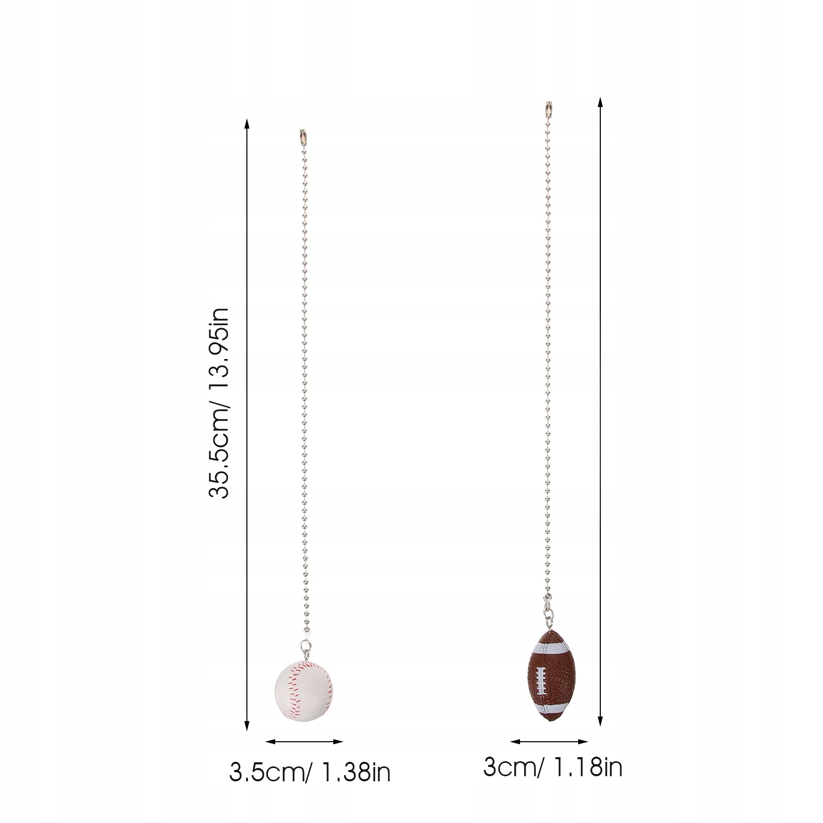 ŁAŃCUCHY DO BASEBALLU CIĄGNIĘCIE WENTYLATORA TOTEMU SPORTOWEGO Rodzaj inny