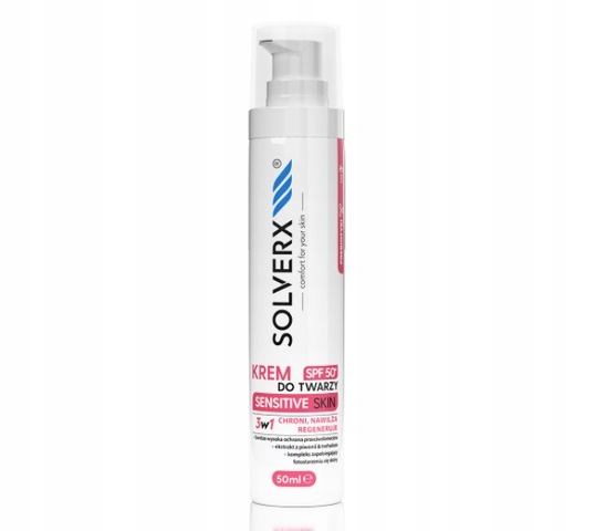 

Solverx Sensitive Skin Krem do Twarzy SPF50 50ml