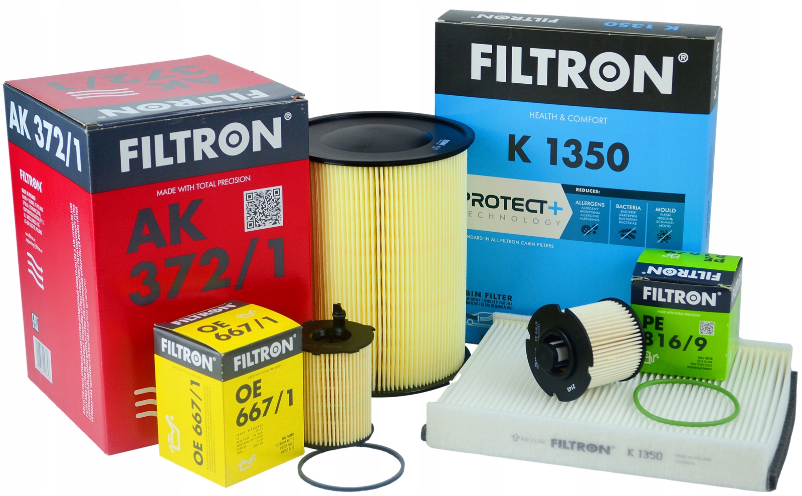

Filtron Zestaw Filtrów Ford Focus III MK3 1.5 Tdci