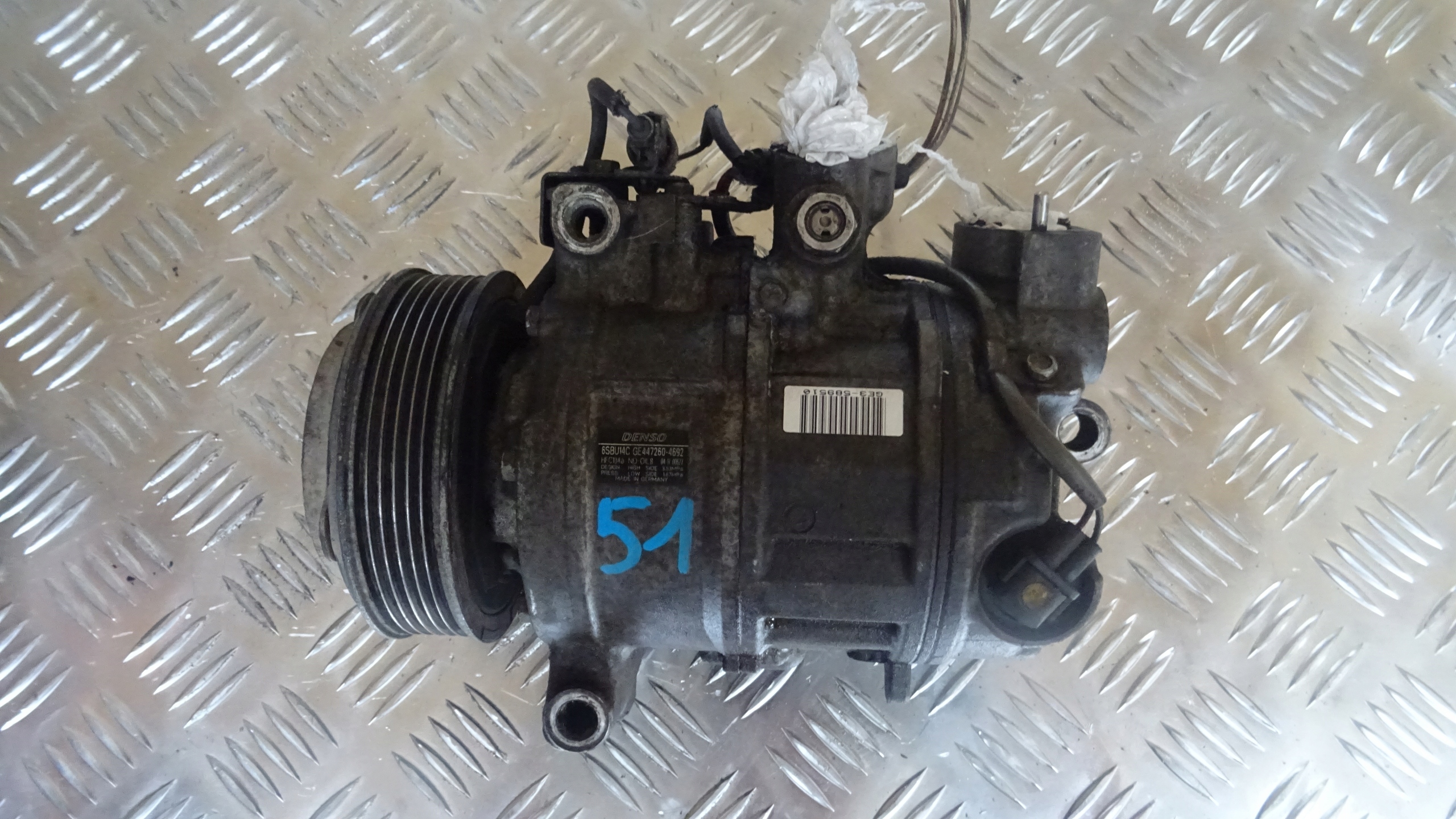 compresseur déshumidificateur d'air conditionné Denso 6SBU14C BMW E90