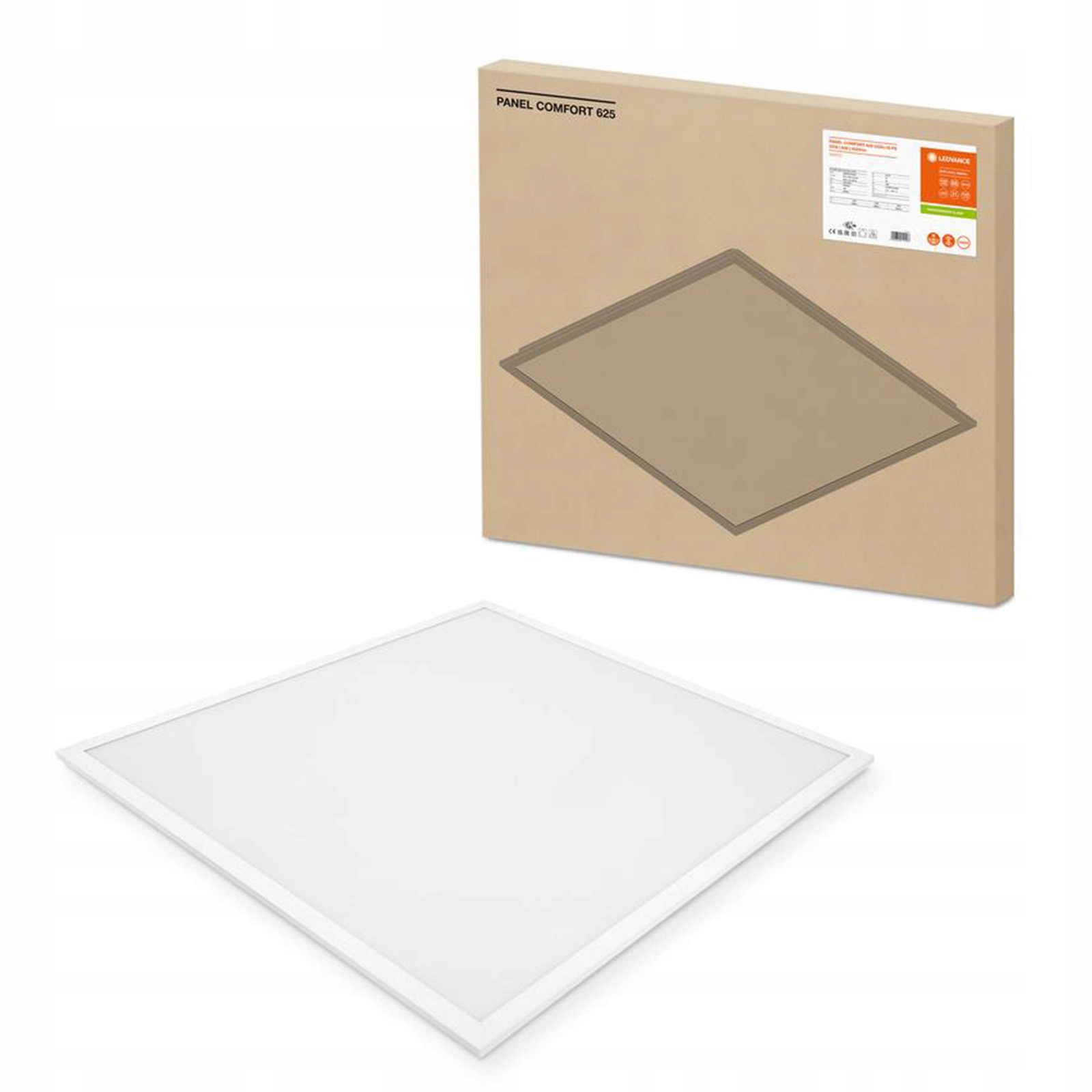 Led panel Kancelárske svietidlo Stropná lampa 33W 4320lm 4000K 62x62cm UGR19