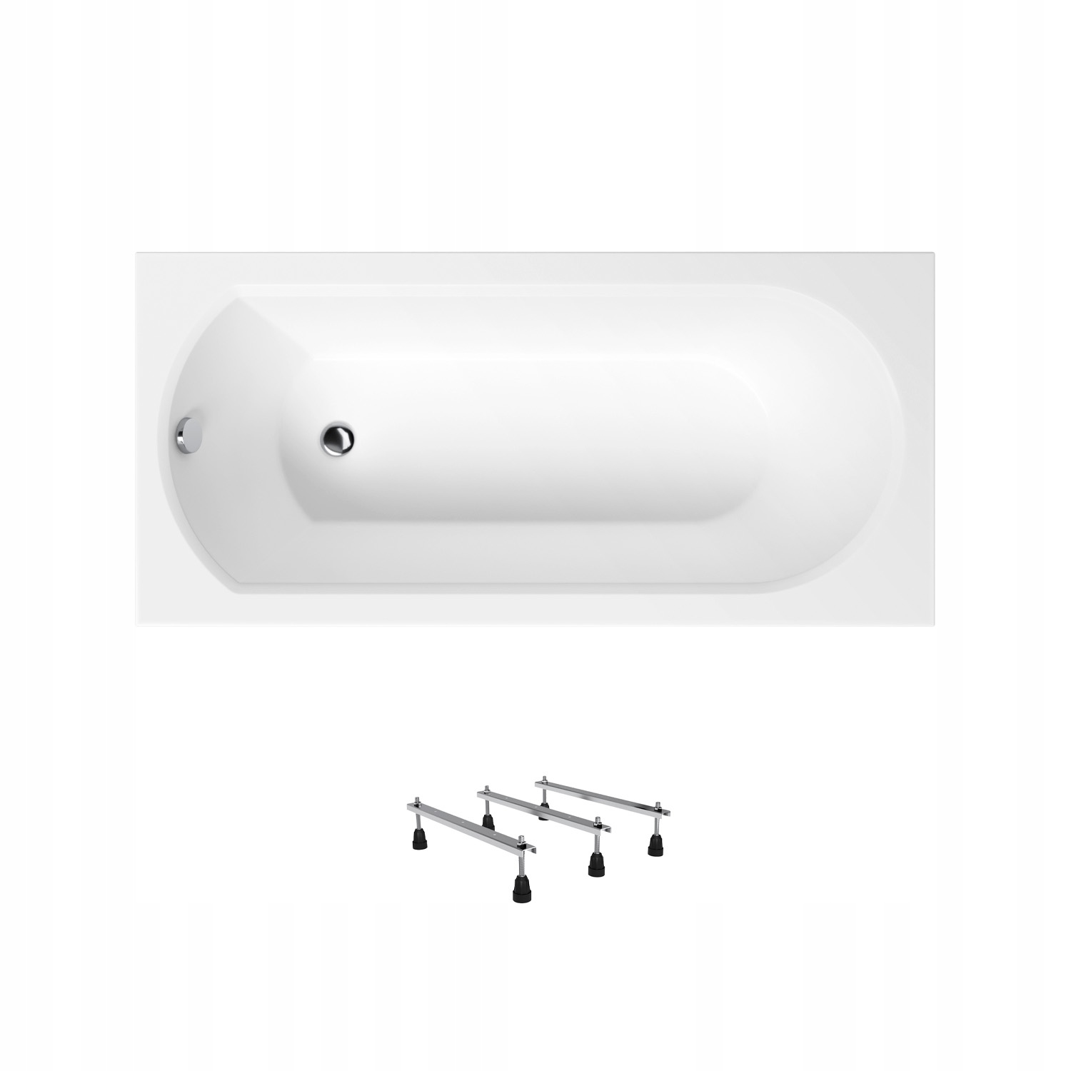 Wanna akrylowa Helmken Tressa 150 x 75 Nóżki