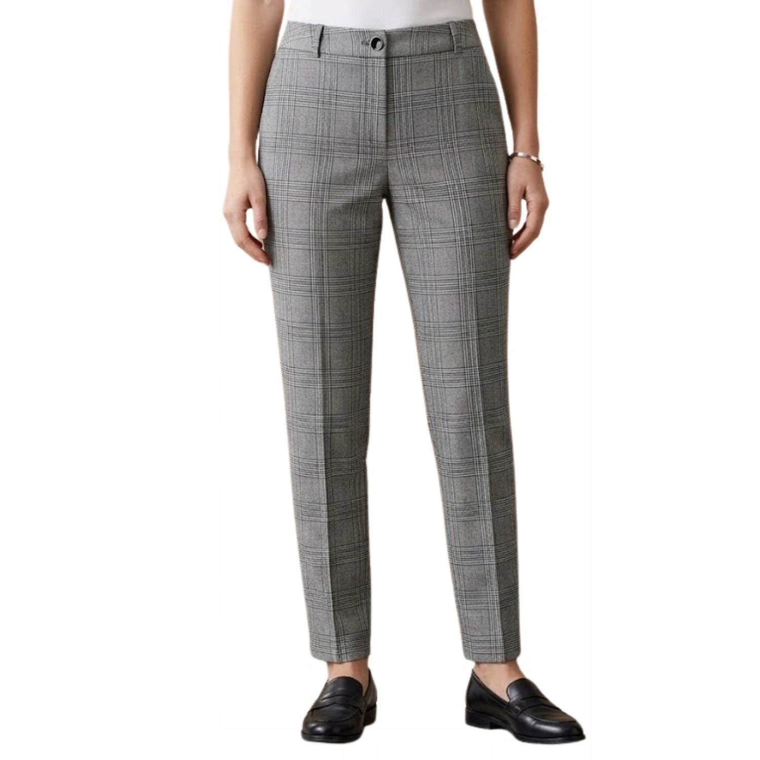 Dámské kalhoty Sinequanone Prince s elegantním kostkovaným vzorem, velikost vel.