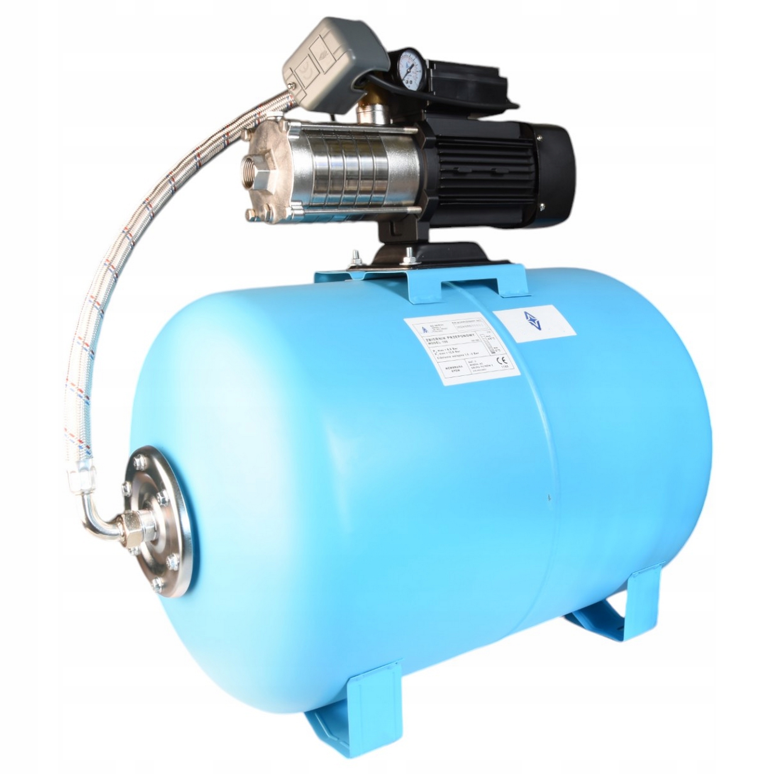 Hydroforová Sada 100 L Čerpadlo Alpinox 1000 Výkonné 750 W 4200 L/h Nádrž