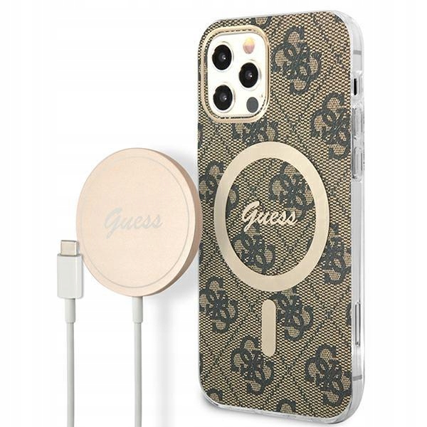 Zestaw Guess Etui Ładowarka do iPhone 12/12 Pro