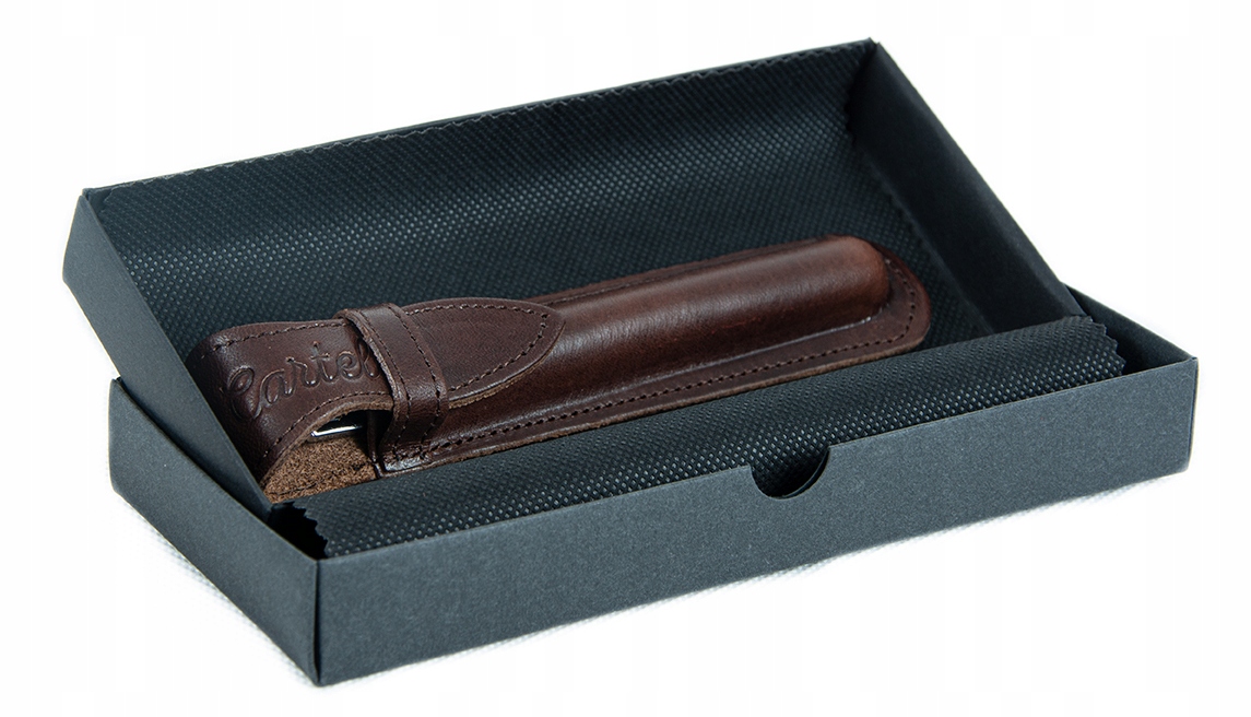 

Skórzany Piórnik tulejkowy etui Cartello BT1-12