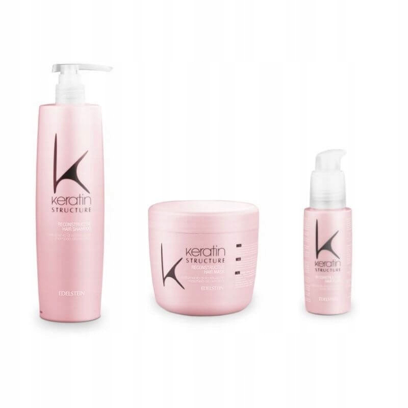 Keratin structure szampon + maska + Fluid