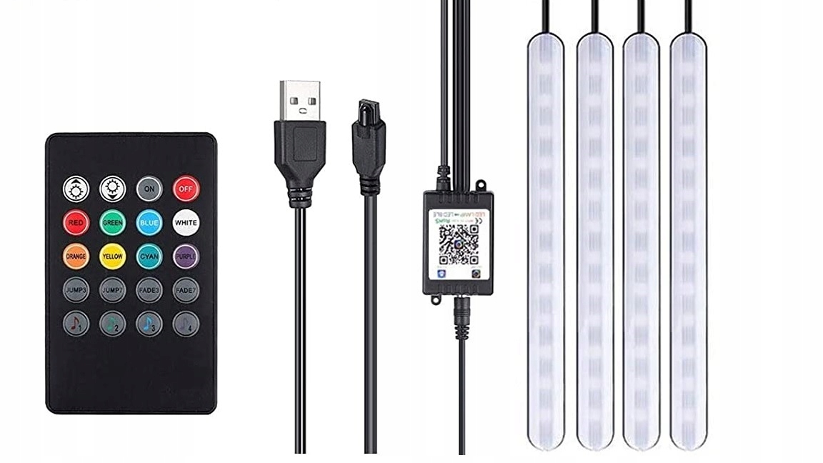 

Oświetlenie Led Usb Wnętrza Auta Kabiny Samochodu