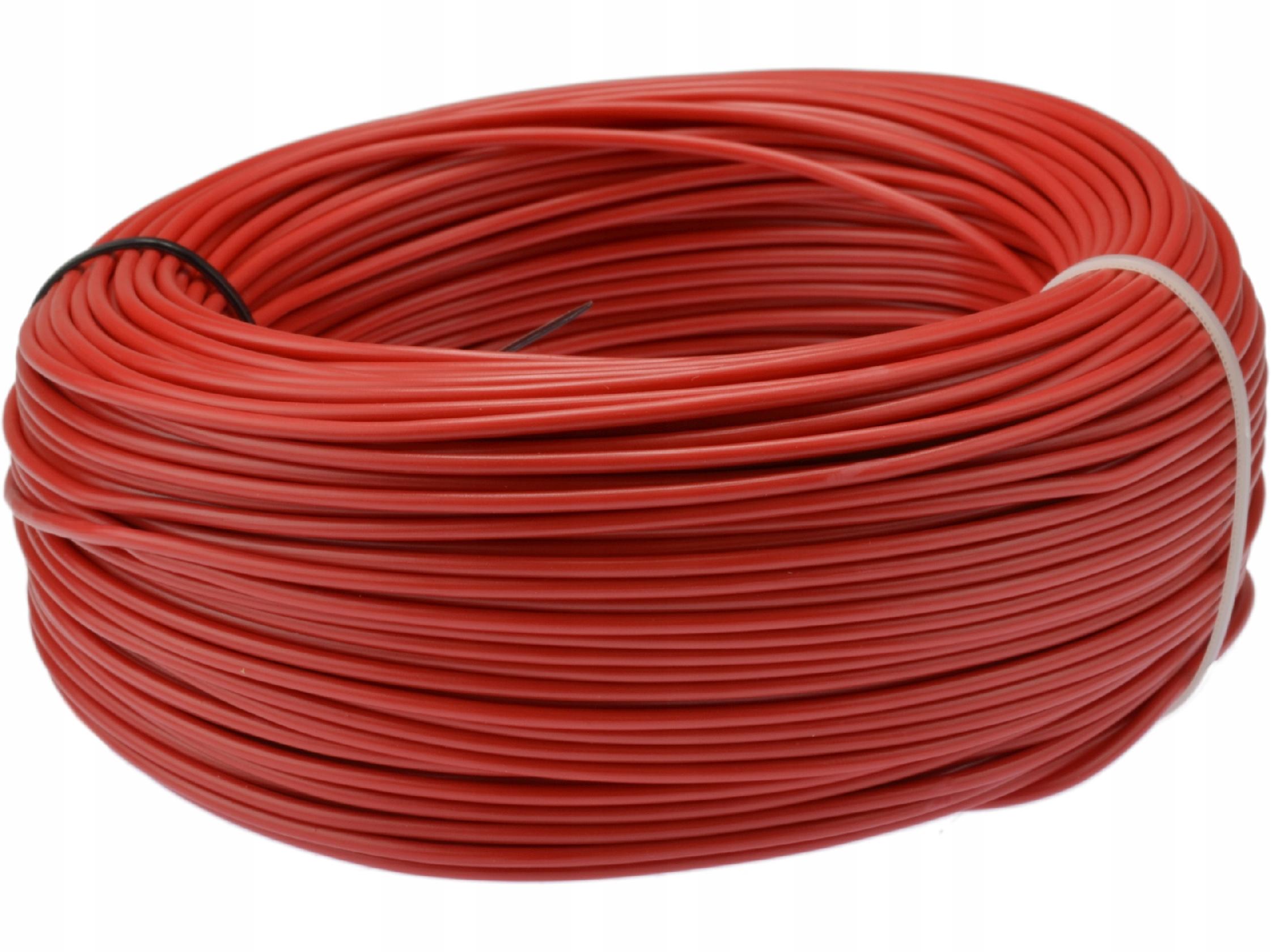 

Kabel przewód linka Lgy 1,5mm2 czerwony 10m