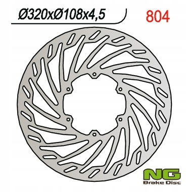 Ng Predný Brzdový Kotúč Gas Gas Sm 125 (01-07), 250/450 (01-05), 450/515