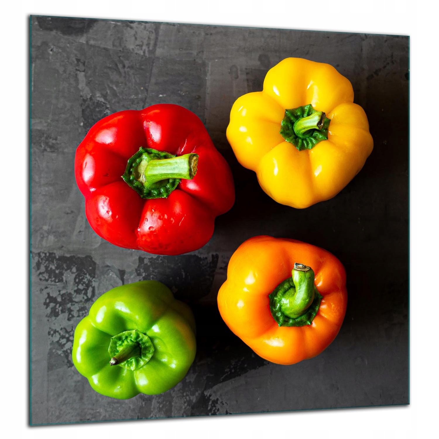 Skleněná Ochranná Deska Panel Lepidlo 60x65 Paprika