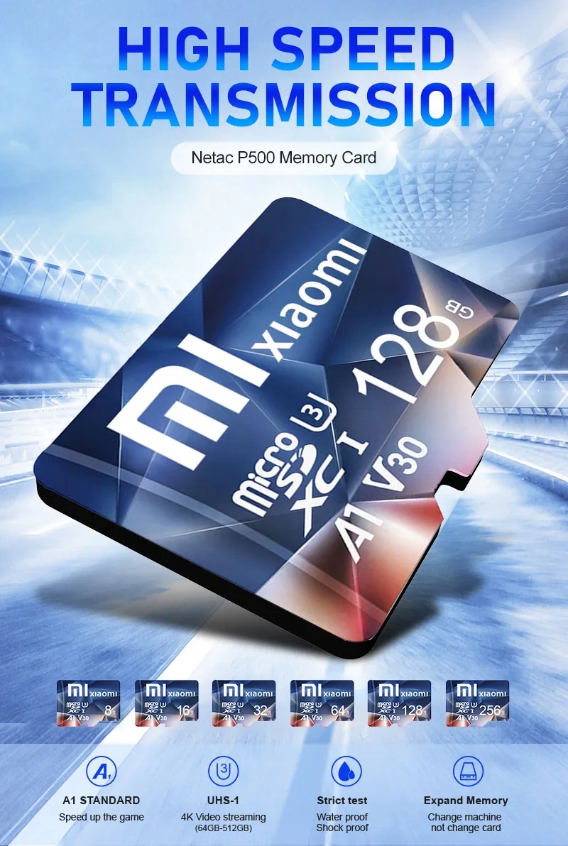 Karta pamięci Xiaomi Memory SD Card 128GB Typ karty SDXC