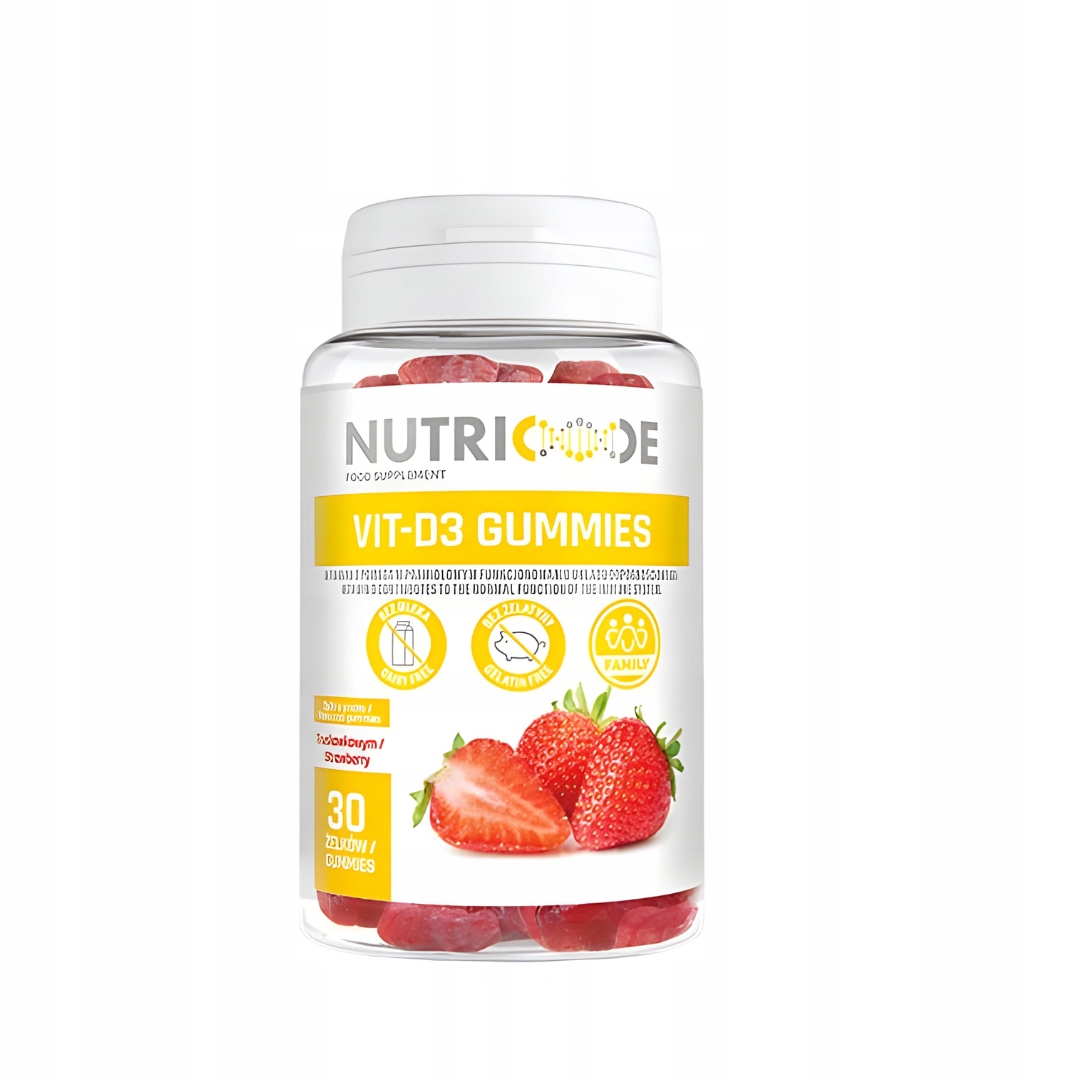 Doplnok Nutricode VIT-D3 Gummies gély FM World + Zadarmo