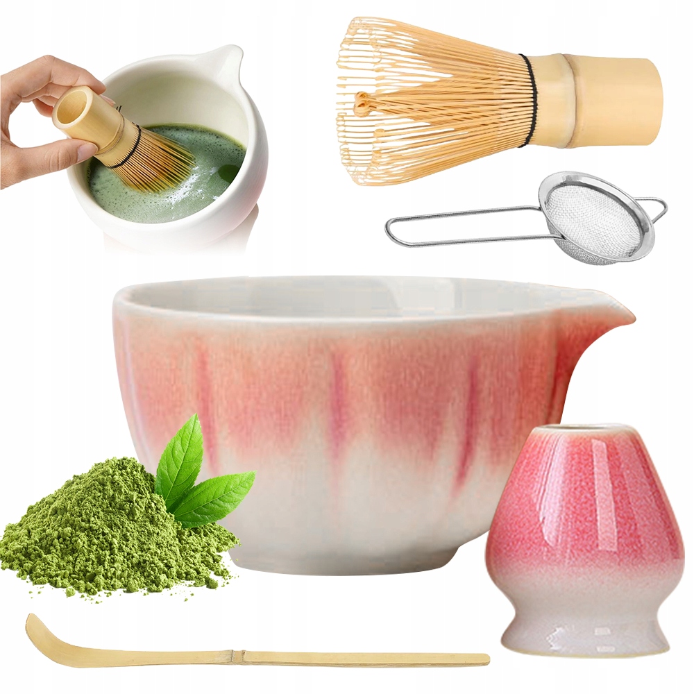 Levně Luxusní Sada Pro Matcha 5 Kusů Keramická Miska Dárek