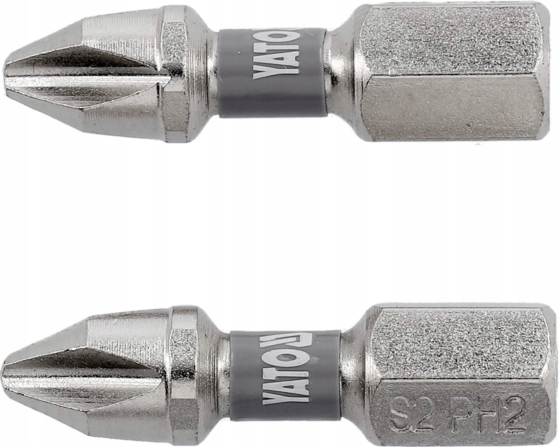 Yato YT-78001 Bity 1/4"X25mm PH2 2 SZT Ni Marka Yato