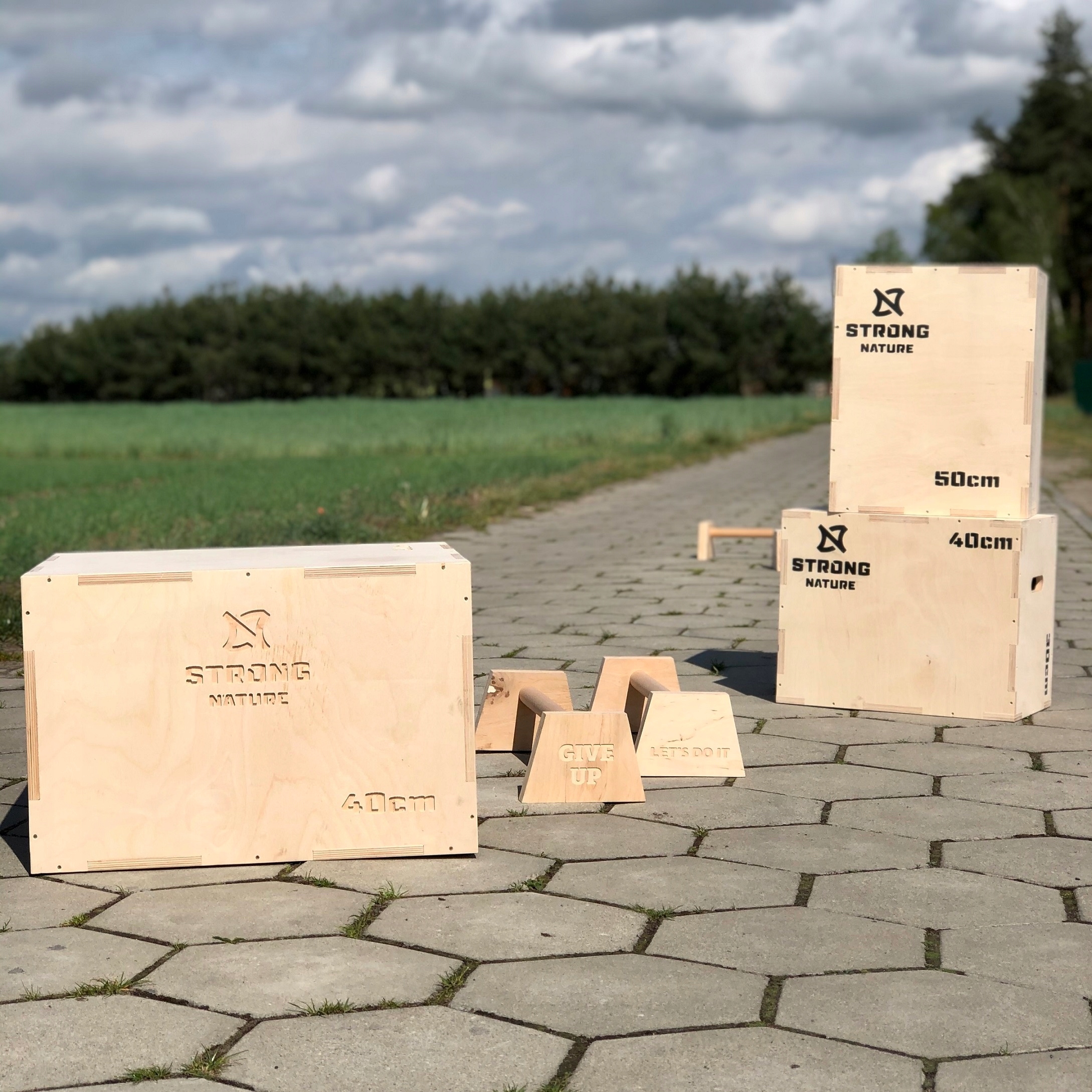 Wytrzymała skrzynia XXL 50x60x75 trening crossfit Długość 75 cm