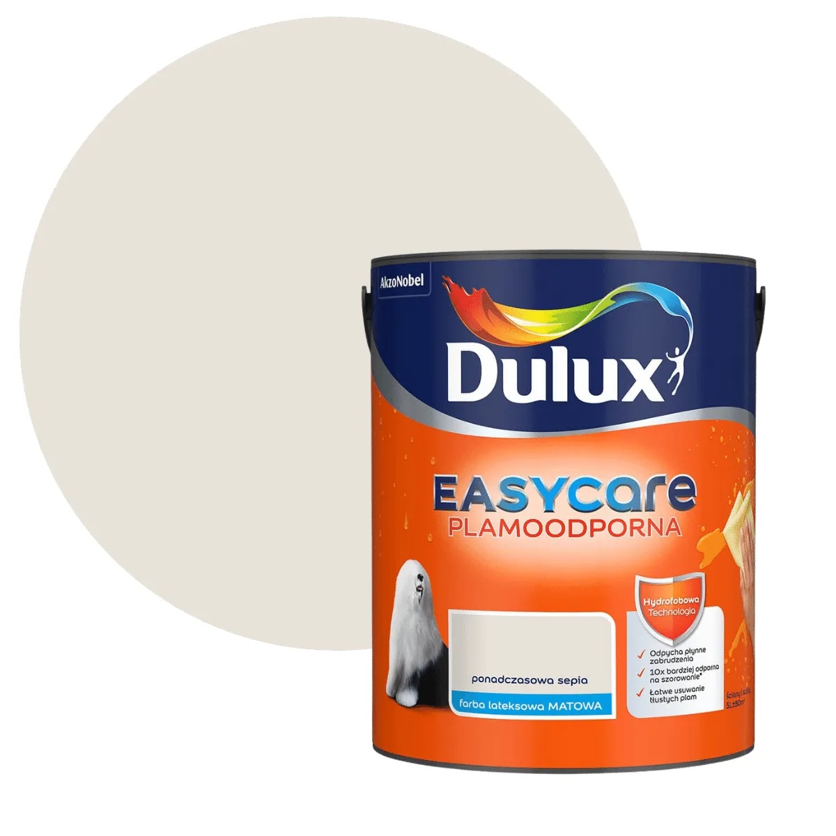 Dulux Easycare Plamoodporna Ponadczasowa sepia 5L