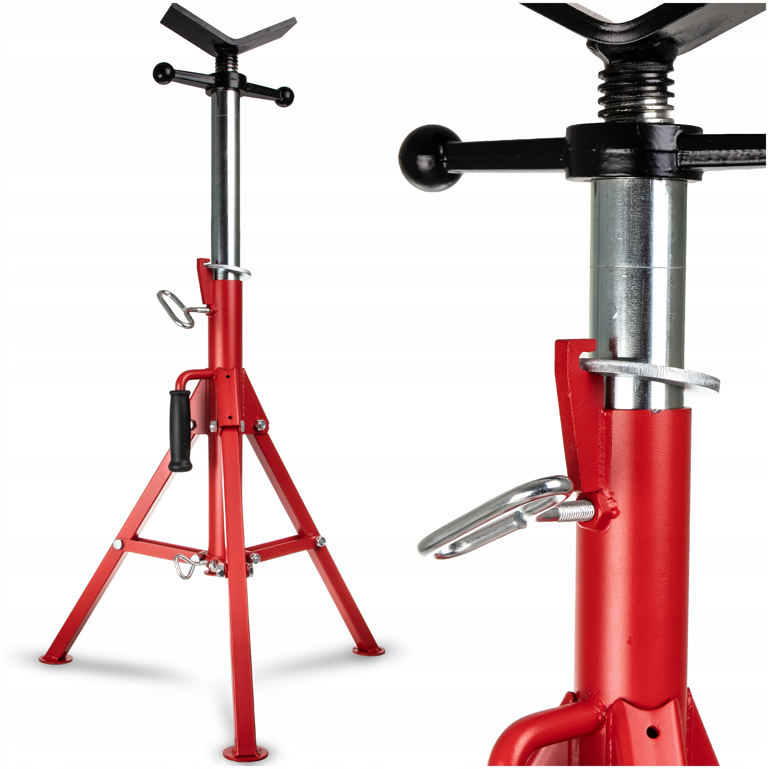 Stojan na zváracie rúrky 71-132 cm 1.3 T, skladací, odolný