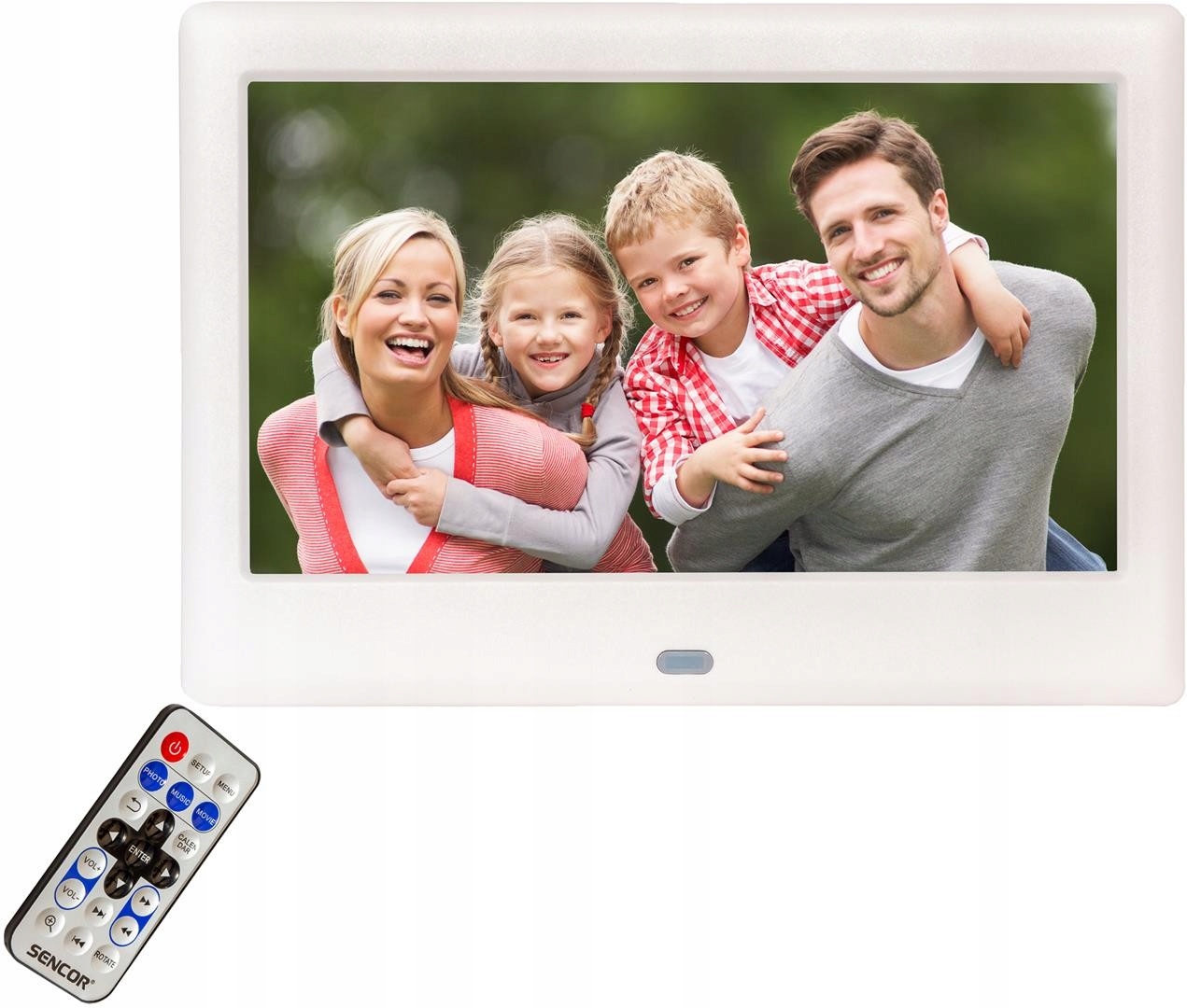 Cyfrowa Ramka Do Zdjęć Sencor 1024x600 7'' Pilot