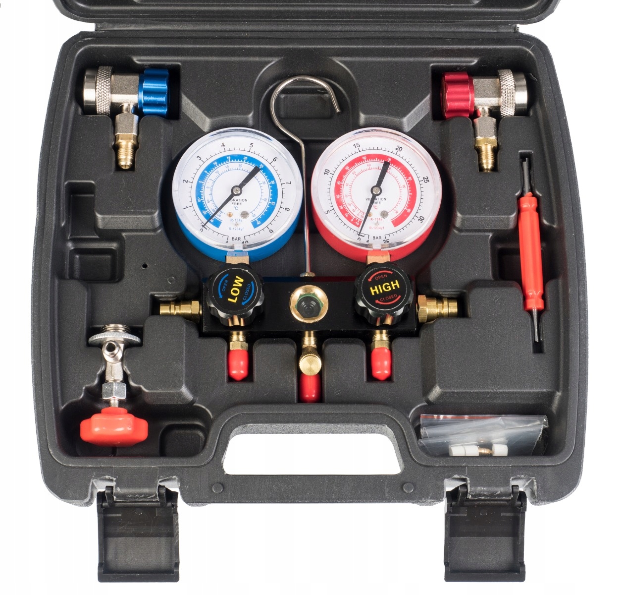 Klima Tester Manometry AZOT HYDROGEN R134a Producent code AC 137 050