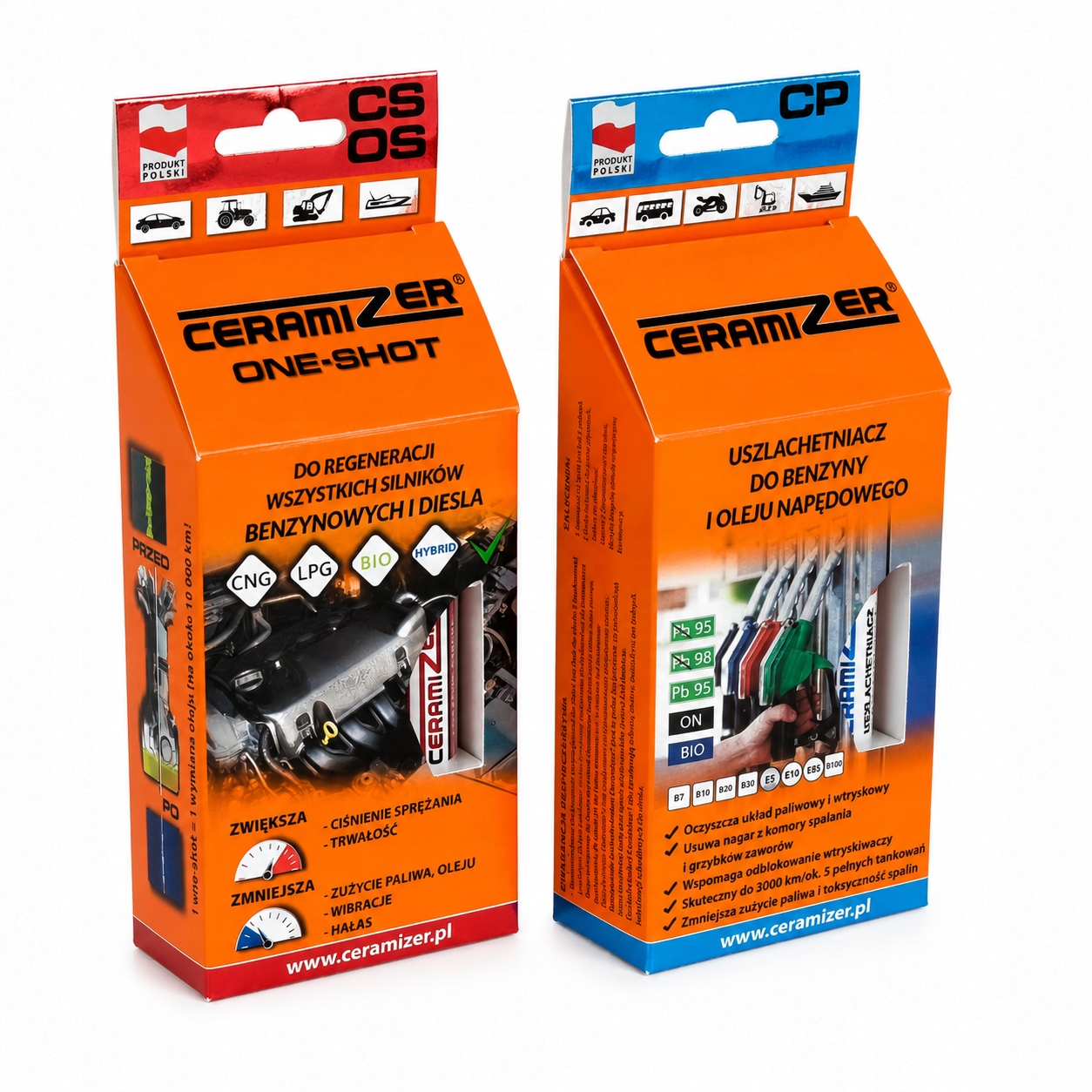 Regeneracja Silnika Ceramizer Cs One-Shot Ceramizer Cp dodatek do paliwa