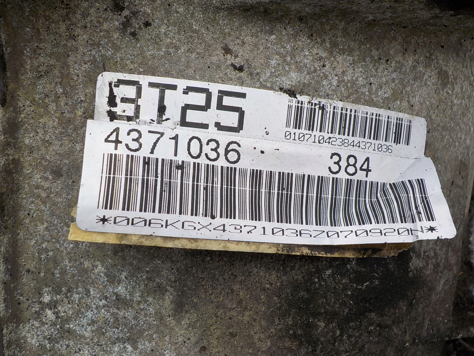 AUDI A6 C6 2.7 3.0 TDI Getriebe 3T25 1071137026