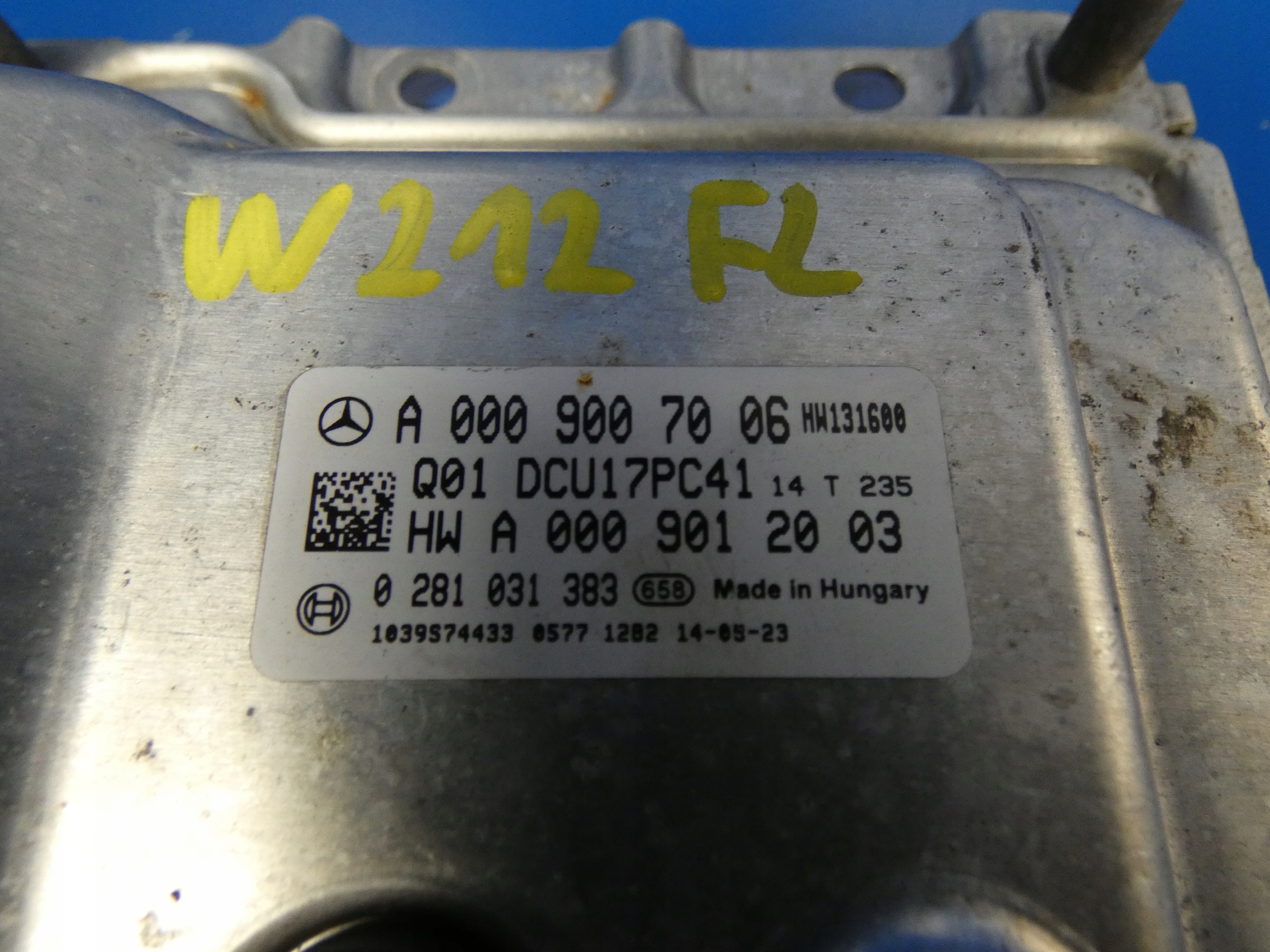 E KLASA W212 W204 2.2 CDI COMPUTER DES MOTORS