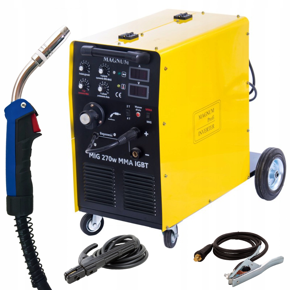 MIGOMAT spawarka Magnum MIG 280A 4x4 MAG MMA FLUX (U MI 270 WIGB