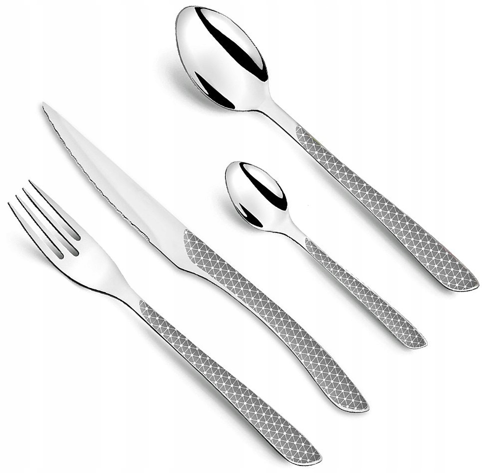 

Amefa 24 Modern Sztućce Zestaw 2284 Eclat Szare